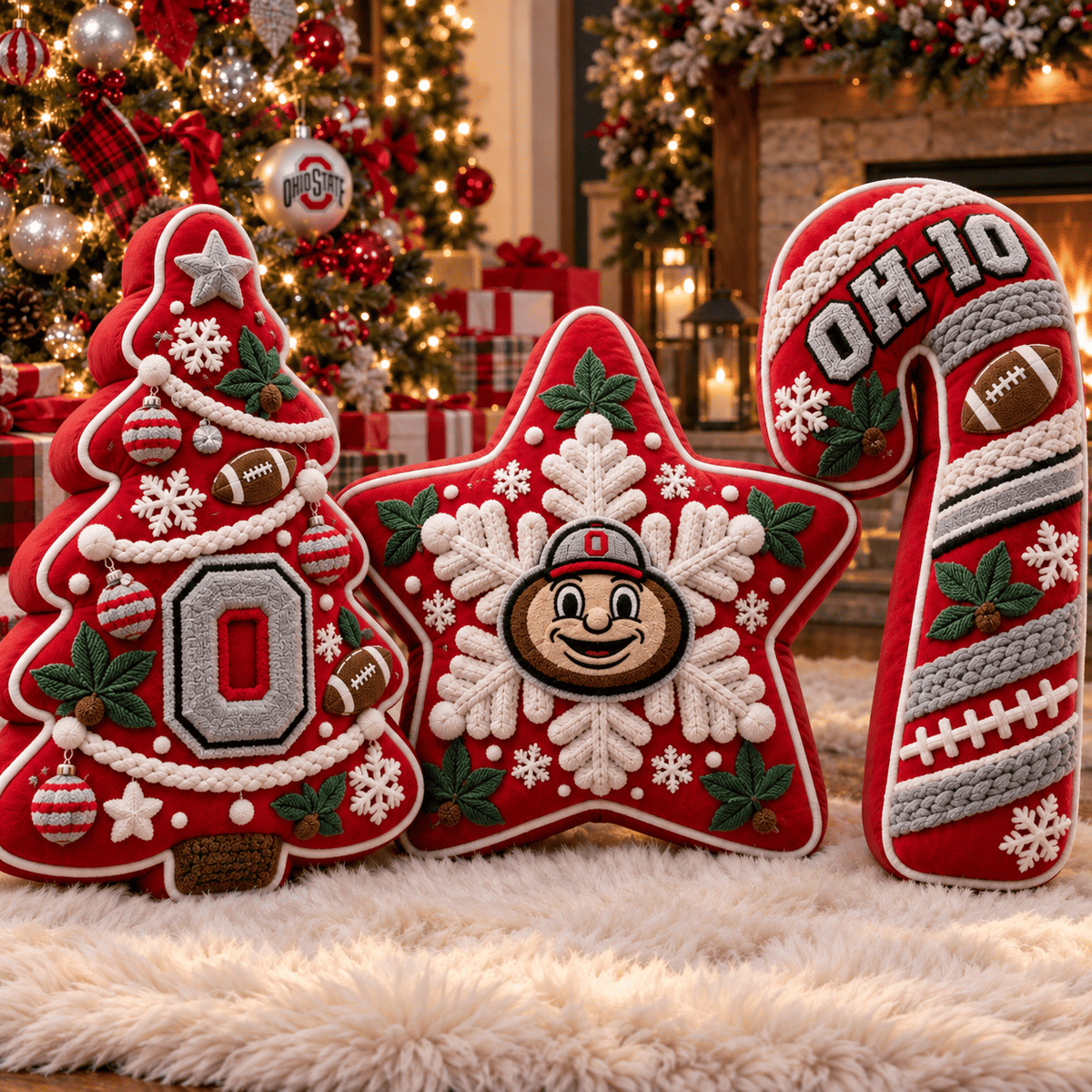 OSB Christmas Tree Base Pillow Set HTTT