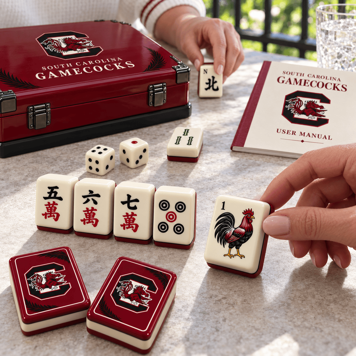 Premium SCG Mahjong Tiles Set TNSM